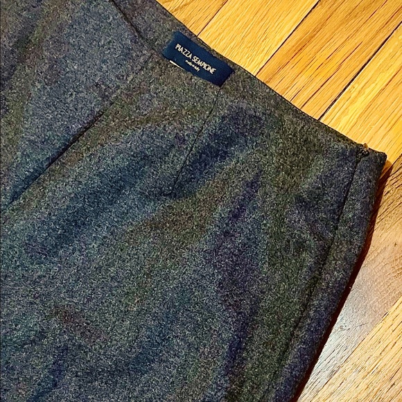 Chic Italian made charcoal grey work pants 💜🤍💙 - Picture 3 of 5